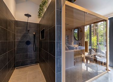 Design-Bungalow mit luxuriösem privatem Sauna - 17