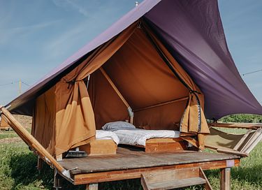 Uniek kamperen op Festival-achtige glamping  - 10