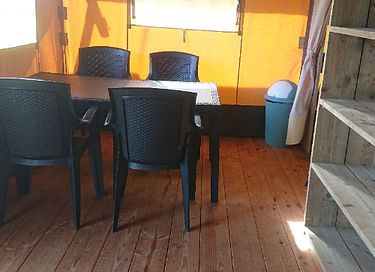 Safaritent op gezellige camping in Drenthe - 7