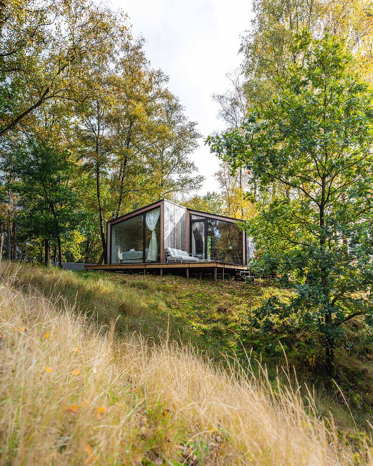 Luxe cabin op de top van een heuvel - 1