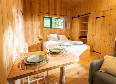 Cabane perchée romantique avec bain nordique  - 10