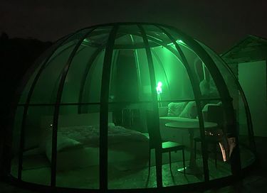 Slapen onder de sterren in luxe bubbel - 15