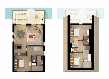 Huis aan het water (6p) met privé sauna - 15