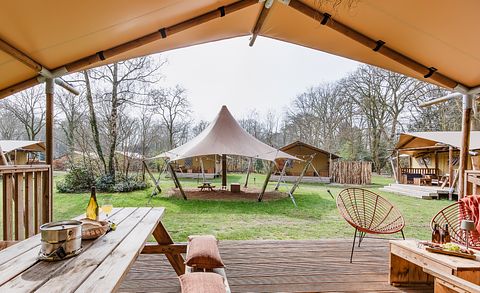 Sfeervolle 5-persoons lodge met pelletkachel - 5