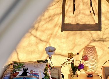 Safaritent op een eco-camping in Groningen - 5