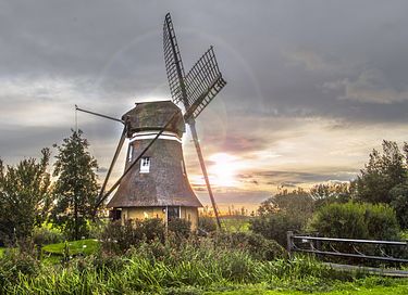 Stay overnight in a monumental mill