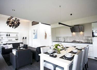 6-persoons design huis op een gezellig park - 7