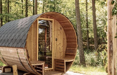 Nature lodge (6p) in Germany with own sauna - 2