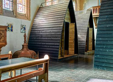 Logement de groupe unique (12p) dans une église - 12