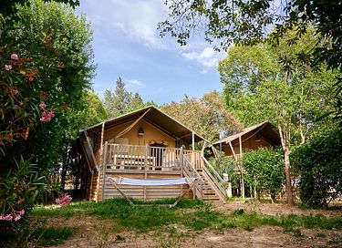 Glamping tent (6P) in the South of France