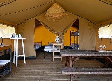 Tente safari au bord de l'eau pour 4 personnes - 7