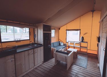Luxuriöses Safarizelt (5 Personen) mit Klimaanlage - 10