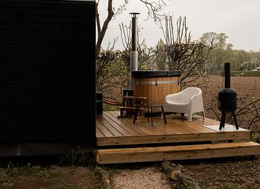 Design huisje (2 pers.) met privé hottub - 14