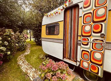 Roulotte B&B in stile retrò su un isolotto 