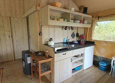 Glamping med privat hottub - 7