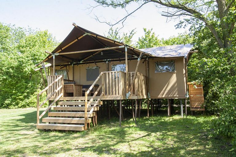Luxuriöse Glampinghütte für 8 Personen in Limburg - 1