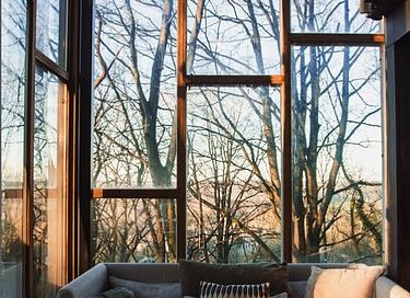 Overnight among the trees in glass cabin - 12
