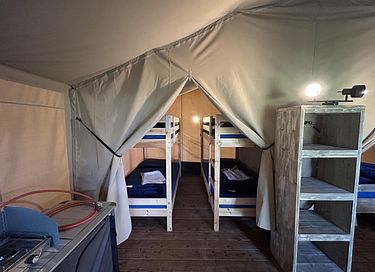6-person glamping tent in the forest in Belgium - 9
