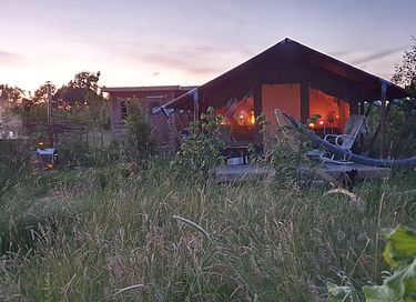 Glamping-Zelt mit Whirlpool und toller Aussicht - 5