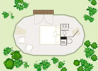 Knus tiny house midden in de natuur - 9