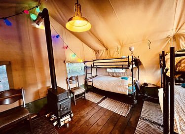 Safari tent for 8 people in eco-camping - 6