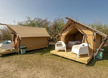 Safari tent for 2 persons at the waterfront - 11