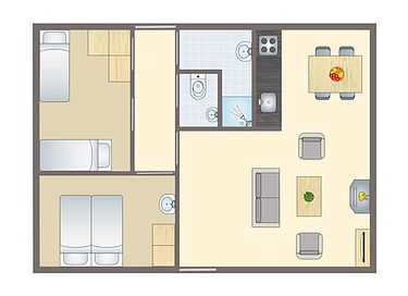 Logement de vacances pour 6 personnes dans les bois - 10