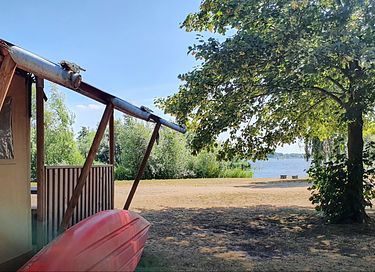 6 person safari tent at a marina - 21