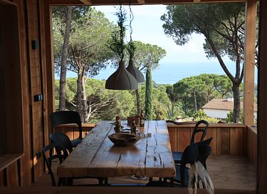 Natuurcabin aan kust Barcelona met zeezicht - 36