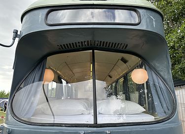 Uniek overnachten in een omgebouwde tram - 10