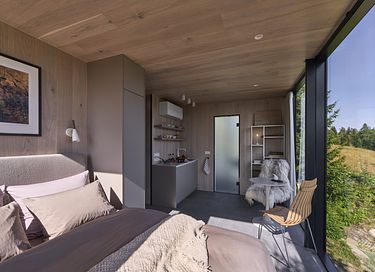 Einzigartiges Spiegelhaus mit Whirlpool in Norwegen - 15