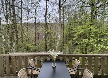 Luxe A-frame huisje in de Ardennen met terras - 9