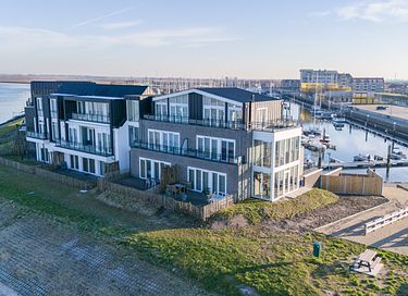 Penthouse in Strandnähe und mit Aussicht