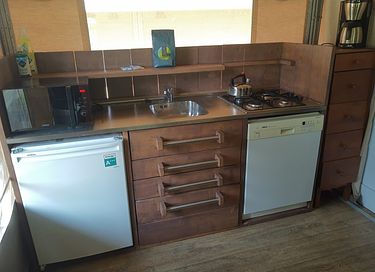 Safaritent (6 pers.) met keuken en douche - 4