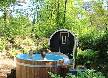Wellness chalet in bos met sauna en hottub - 16