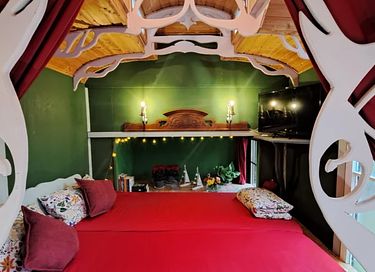 tiny house colorée dans le verger - 15