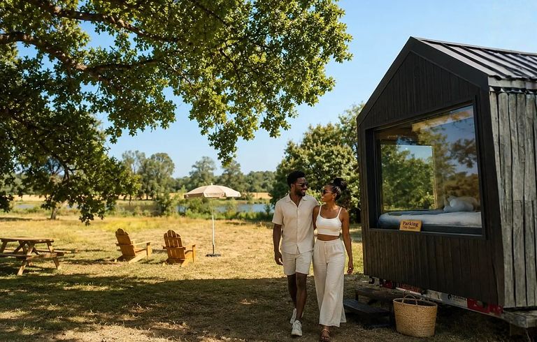 Tiny House aan een vijver in de Franse natuur - 1