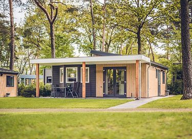 Chalet de luxe pour 4 personnes dans un parc verdoyant