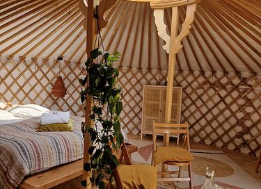 Authentic yurt with private bathroom - 3