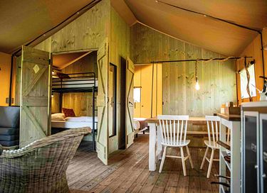 Safari tent on an organic farm - 2