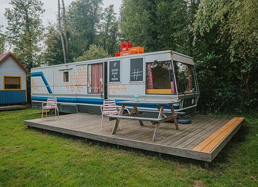 Spend the night in vintage SRV wagon