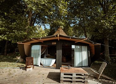 Luxe glampingtent voor 2 personen