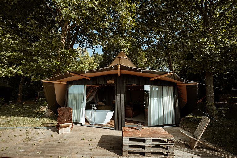 Luxe glampingtent voor 2 personen - 1