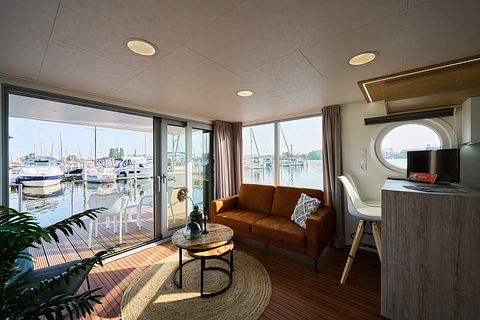 Moderne houseboat met airco - 4