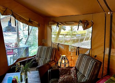 Tente safari 4 personnes dans un camping à Groningen - 4