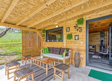 Wooden holiday home located on the space - 22