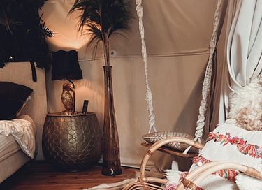 Prive glamping dome met hottub in natuur - 10