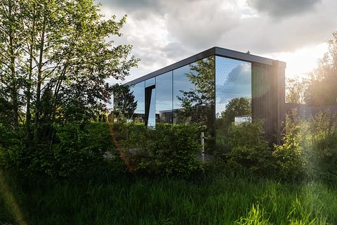 Spiegelhuisje met sauna in de Duitse Eifel - 4