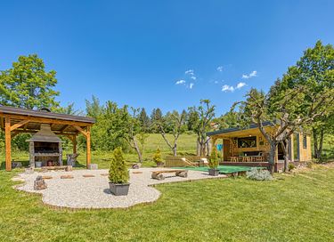Wooden holiday home located on the space - 20