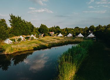 Houten Glamping Pod met eigen Hottub - 21